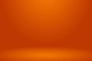 Abstract background. The studio space is empty. With a smooth and soft white and orange color vector