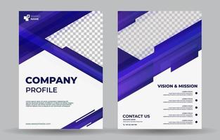 Creative Company Profile Template vector