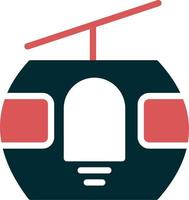 Cable Car Cabin Vector Icon