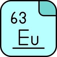 Europium Vector Icon