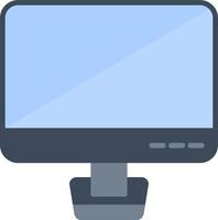 monitor de icono de vector