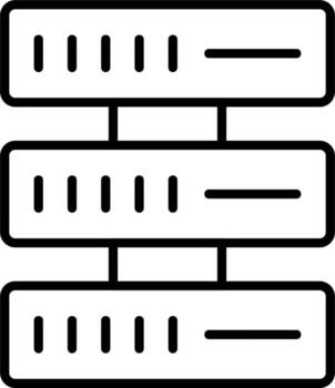 icono de vector de servidor