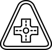 Intersecting Vector Icon