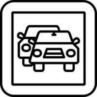 Traffic accident Vector Icon