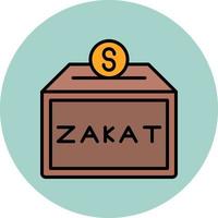 icono de vector de zakat