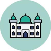 nabawi mezquita vector icono