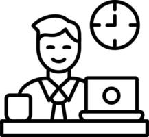 Working Man Vector Icon