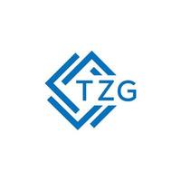 TZG technology letter logo design on white background. TZG creative initials technology letter logo concept. TZG technology letter design. vector