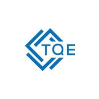 TQE technology letter logo design on white background. TQE creative initials technology letter logo concept. TQE technology letter design. vector