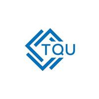 TQU technology letter logo design on white background. TQU creative initials technology letter logo concept. TQU technology letter design. vector