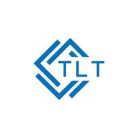 tlt tecnología letra logo diseño en blanco antecedentes. tlt creativo iniciales tecnología letra logo concepto. tlt tecnología letra diseño. vector