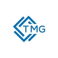 tmg tecnología letra logo diseño en blanco antecedentes. tmg creativo iniciales tecnología letra logo concepto. tmg tecnología letra diseño. vector