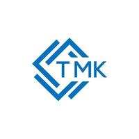 tmk tecnología letra logo diseño en blanco antecedentes. tmk creativo iniciales tecnología letra logo concepto. tmk tecnología letra diseño. vector