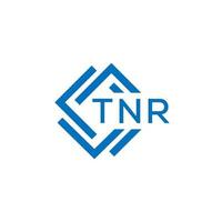 tnr tecnología letra logo diseño en blanco antecedentes. tnr creativo iniciales tecnología letra logo concepto. tnr tecnología letra diseño. vector