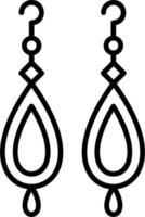 Earrings Vector Icon