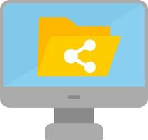 File Sharing Vector Icon