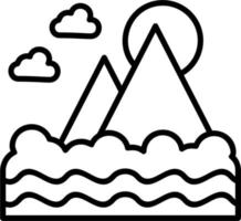 Mount Fuji Vector Icon