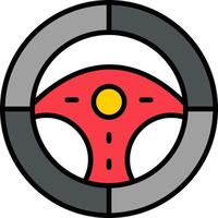 Steering Wheel Vector Icon