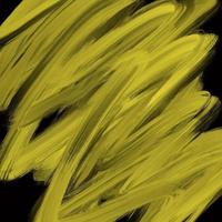 yellow brush in black color background photo