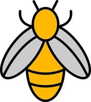 icono de vector de abeja