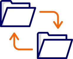 icono de vector de transferencia de datos