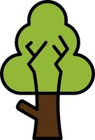 icono de vector de árbol