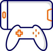 Joystick and Mobile Vector Icon