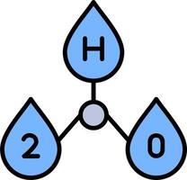 H2o Vector Icon