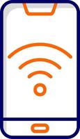 Smartphone Wifi Vector Icon