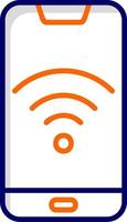 Smartphone Wifi Vector Icon