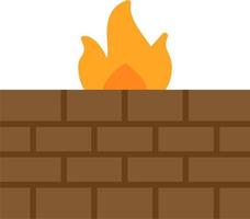 icono de vector de firewall