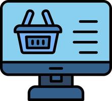 Shopping Online Vector Icon