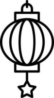 Chinese Lantern Vector Icon