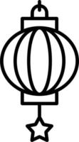 Chinese Lantern Vector Icon