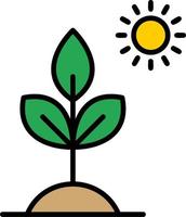 Biology Plant Vector Icon