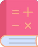 Math Book Vector Icon