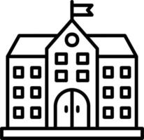 University Building Vector Icon