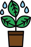 icono de vector de planta