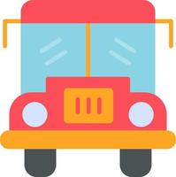 School Bus Vector Icon