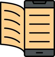 Digital Book Vector Icon