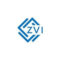 ZVI technology letter logo design on white background. ZVI creative initials technology letter logo concept. ZVI technology letter design. vector