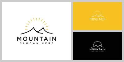 mountain logo vector design template