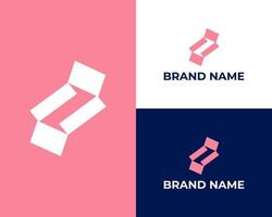 S letter and box logo concept. Logistic or storage logo vector