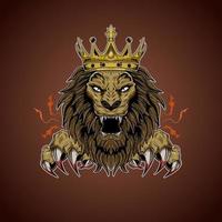 Lion King Claw Vector Illustration Artwork