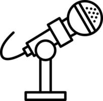 Microphone Stand Vector Icon