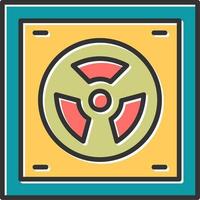 Radioactive Vector Icon