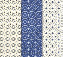 Collection Arabic Muslim Pattern. Background, Package, Textile Vector Design