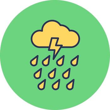 icono de vector de lluvia