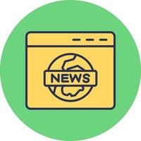 News Report Vector Icon