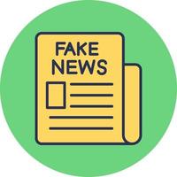 Fake News Vector Icon